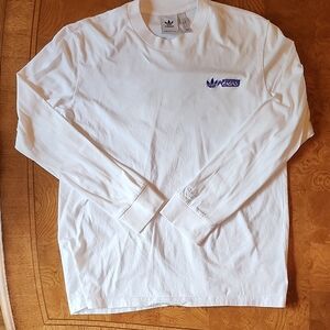 Adidas White Long Sleeve Shirt